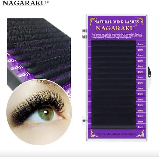 Black Lashes Nagaraku 0.05c 12mm 16 Lines