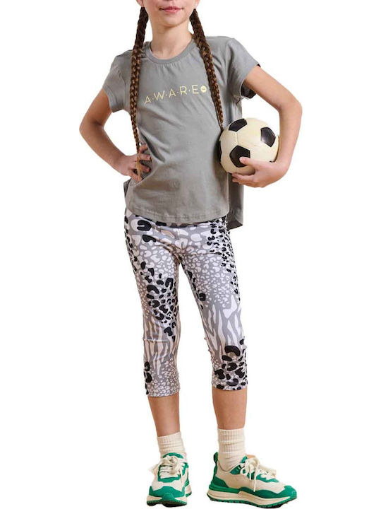 Kids Legging Sports Long Steel