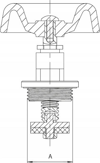 Cast Iron Valve Head M83 1 1/4'' Inline