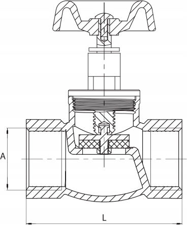 Cast Iron Funnel Valve Oc M83 3/4 Inch