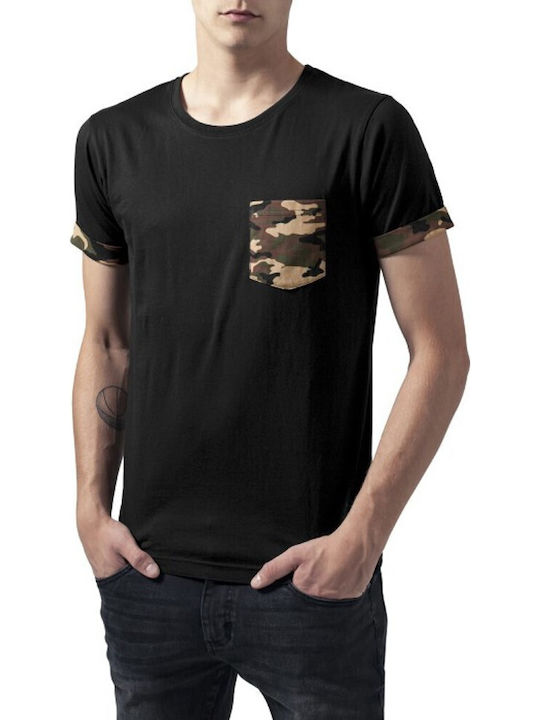 Contrast T-shirt Dark Camo