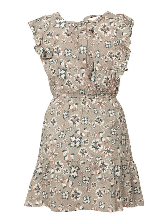 Sommer Mini Kleid mit Rüschen Grün