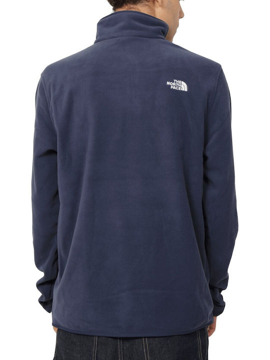 Glacier 1/4 Long Sleeve Blouse Navy Blue
