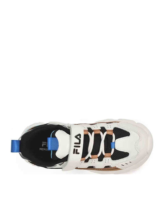 Memory Spinel 3 V Kids Sneakers with Scratch White