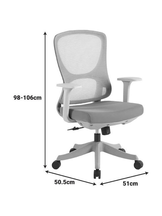 Pakketo Litulo Office Chair With Grey Arms