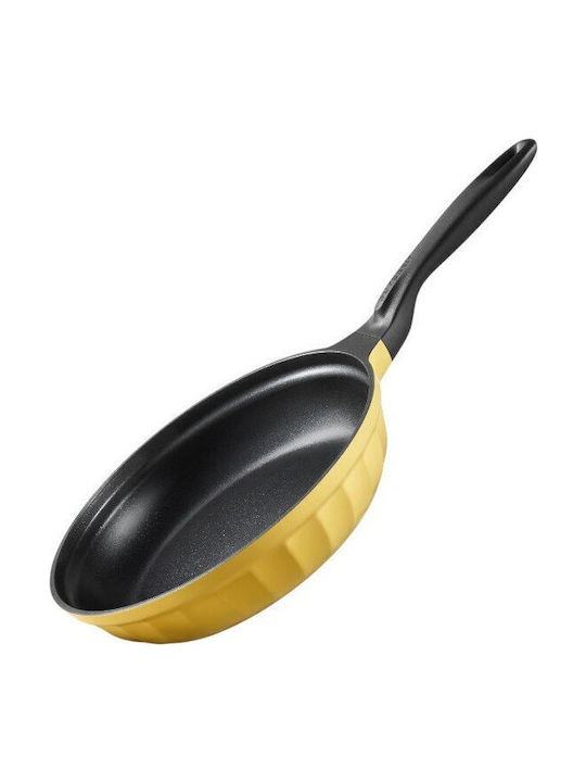Buydeem Pan With Lid made of Cast Aluminum with Non-Stick Coating 25cm