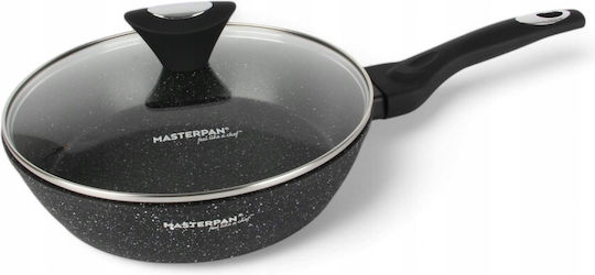 Masterpan Plaster Miodu Τηγάνι από Αλουμίνιο με Καπάκι 24cm