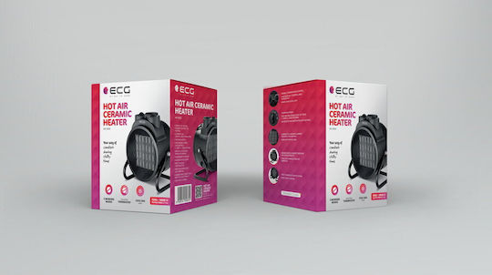 ECG Ceramic Fan Heater Room Floor 3000W