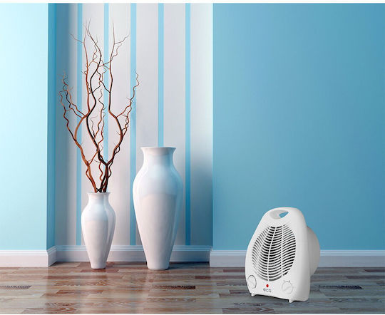 ECG Fan Heater Room Floor White 2000W