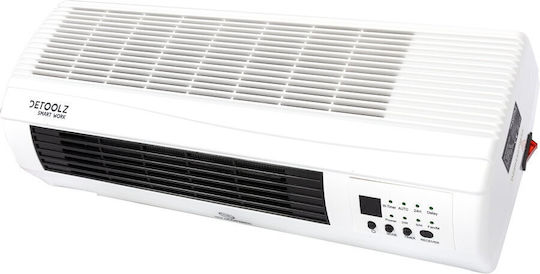 Detoolz Вентилаторен нагревател Стая За стена 2000W