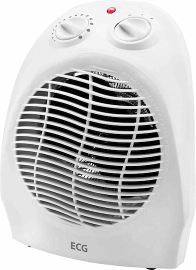 ECG Fan Heater Room Floor White 2000W