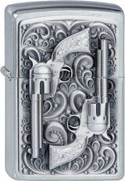 Zippo Revolver Emblem Lighter 2001654