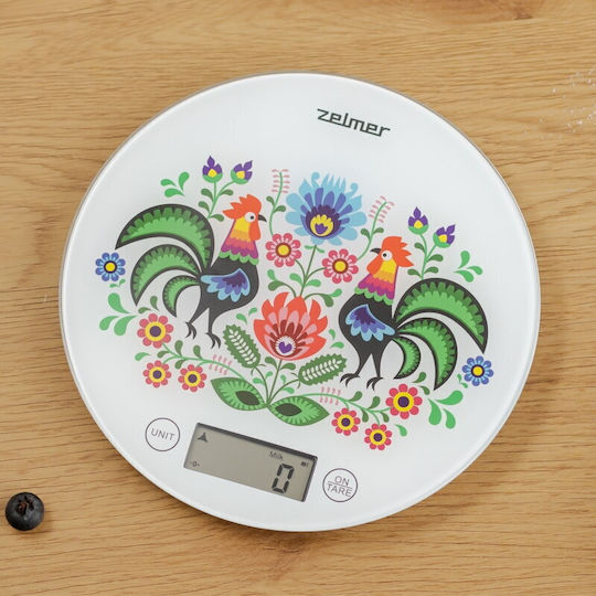 Zelmer Ψηφιακή Ζυγαριά Κουζίνας έως 5kg Λευκή
