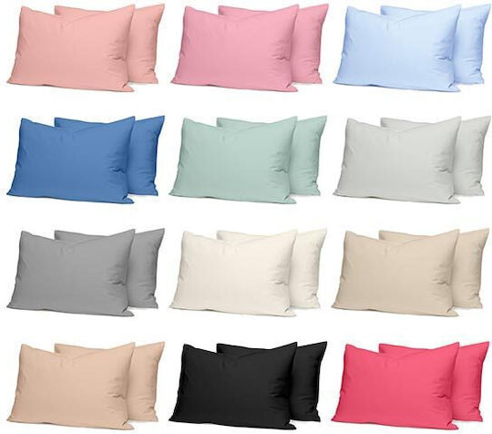 Sunshine Feelings Σετ Μαξιλαροθήκες με Φάσα Fuchsia 112 50x70εκ.