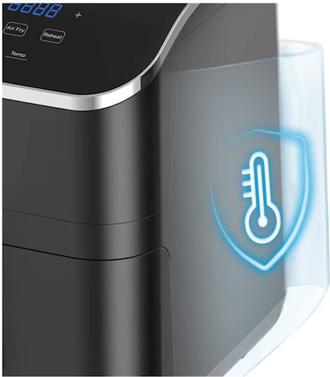 Midea Heißluftfritteuse 4.8Es Schwarz MF-CN55D2