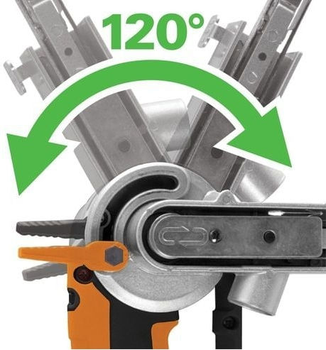 Evolution Precision File Sander Ταινιολειαντήρας 400W με Ρύθμιση Ταχύτητας και με Σύστημα Αναρρόφησης