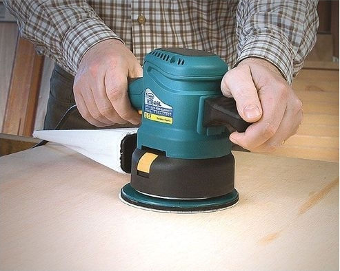 Virutex Exzenterschleifer 150mm Elektrisch mit Geschwindigkeitsregelung und mit Absaugsystem