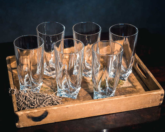 Bohemia Set Pahare Pentru Apă Din Sticlă 350ml 6 Bucăți