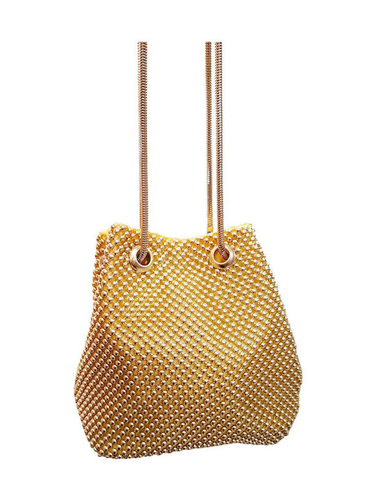 Women's Pouch Shoulder Gold