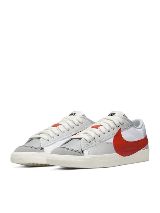 Blazer Low '77 Jumbo Плоски Маратонки White / Photon Dust / Light Smoke Grey / University Red