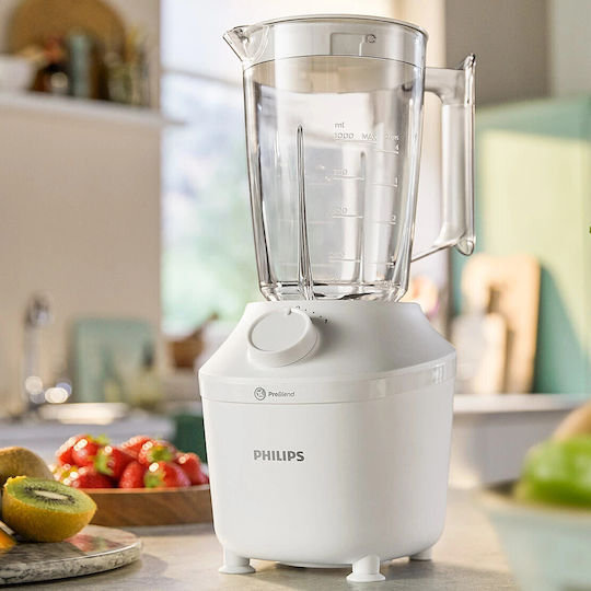 Philips 3000 Series Blender with Plastic Jug 1.9 lt 450W White