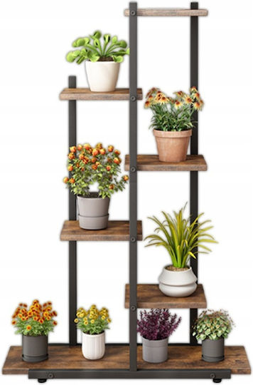 Suport pentru Flori Suport pentru Plante Ghivece Raft Rustic Rafturi din Lemn