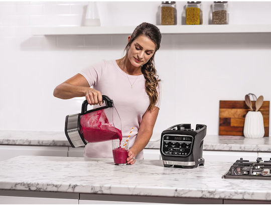 Ninja Foodi Blender & Soup Maker Blender with Glass Jug 1.7 lt 1000W Black