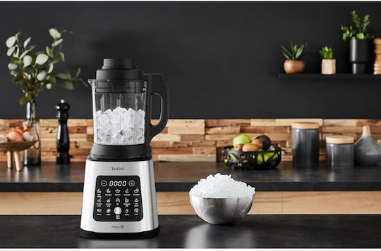 Tefal PerfectMix Cook Блендер с Голяма Стъклена Кана 2 л 1400W Сребрист