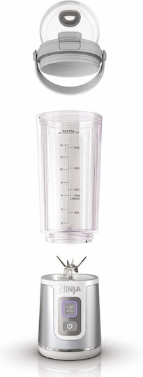 Ninja Blast Μπλέντερ με Πλαστική Κανάτα 530 ml 7.4V White