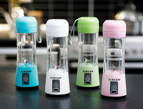Singer Mixer mit Kunststoffkanäta 380 ml Weiß PB138WH