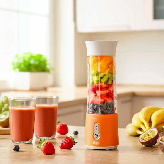 Sencor Μπλέντερ με Πλαστική Κανάτα 500 ml Πορτοκαλί SBL 133OR