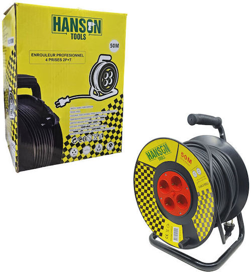 Hanson Tools Μπαλαντέζα Καρούλι με Καλώδιο 50m