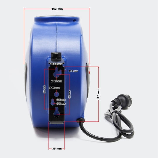 Wiltoc Wiltoc 1 Platz mit Kabel 20m Blau