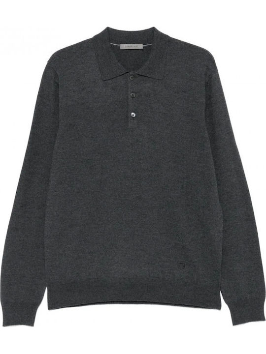 Herrenblusen Polo Grauer Pullover