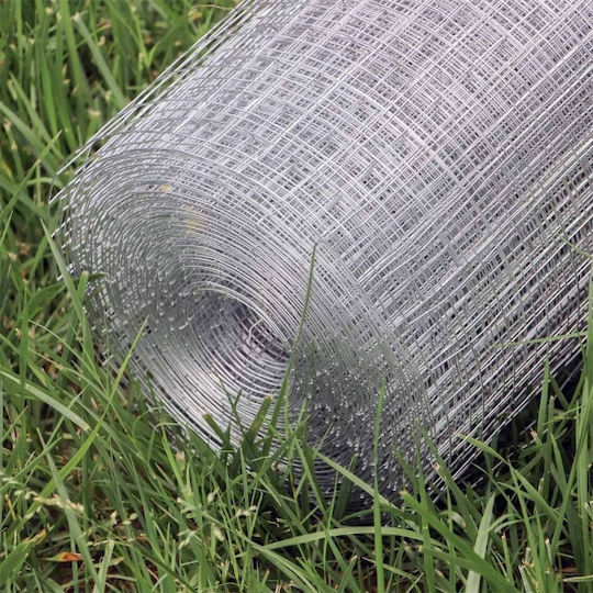 Wiltoc Drahtgeflecht Verzinkt Gray 1x25m