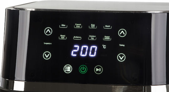 Verk Group Air Fryer 10lt Silver