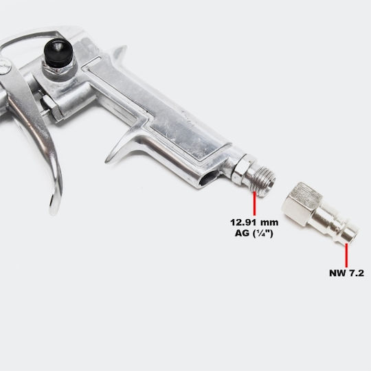Wiltoc 61597 Manometru cu Pistol de Aer Presiune Maximă 11bar