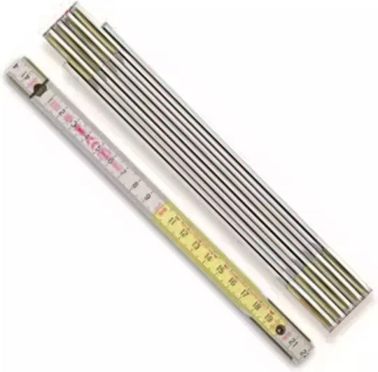 BMI Tools NX2389 Wooden Folding Ruler 2m