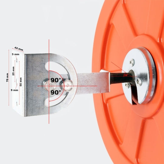 Wiltoc Traffic Mirror 45cm in Orange Colour