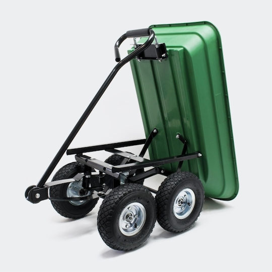 Dump Cart Garden Cart Plastic Four-wheel 55lt