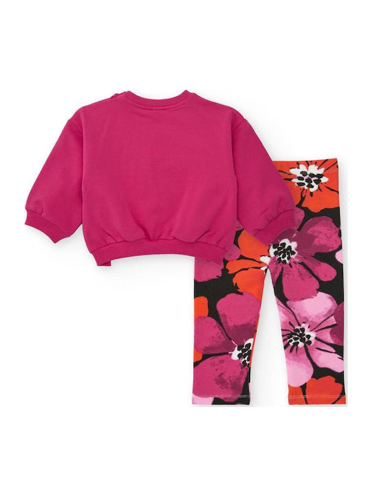 Kids' Set with Leggings Winter 2pcs Fuchsia