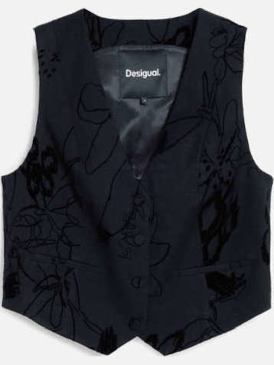 Flock Damen Jacke in Schwarz Farbe