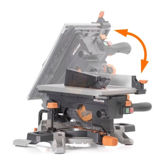 Evolution Miter Saw Battery Combination with Cutting Disc Diameter 210mm & Cutting Speed 3850rpm (without Battery and Charger)