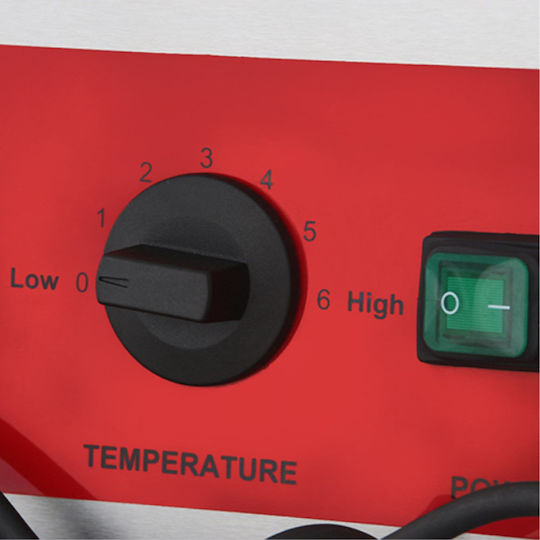 Dynamic Heating Buffet Sauce with Power 550W and Dimensions 23x42x38.8cm
