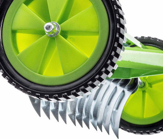 Kadax Scarifier Manual One-Sided On Wheels Lawns 140 X 48 Cm Green