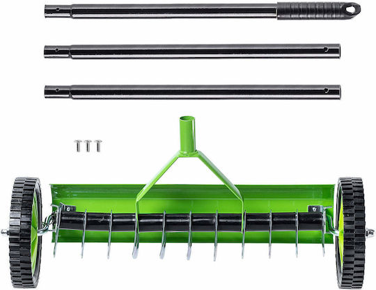 Kadax Scarifier Manual One-Sided On Wheels Lawns 140 X 48 Cm Green