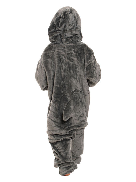 Kinder Einteiliger Schlafanzug Gray