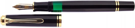 Pelikan Souveran M600 Πένα Γραφής Broad με Μαύρο Μελάνι