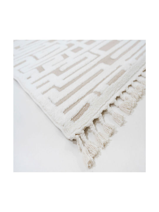 Ezzo Perla C796a1b με Κρόσια 80x200cm Cream