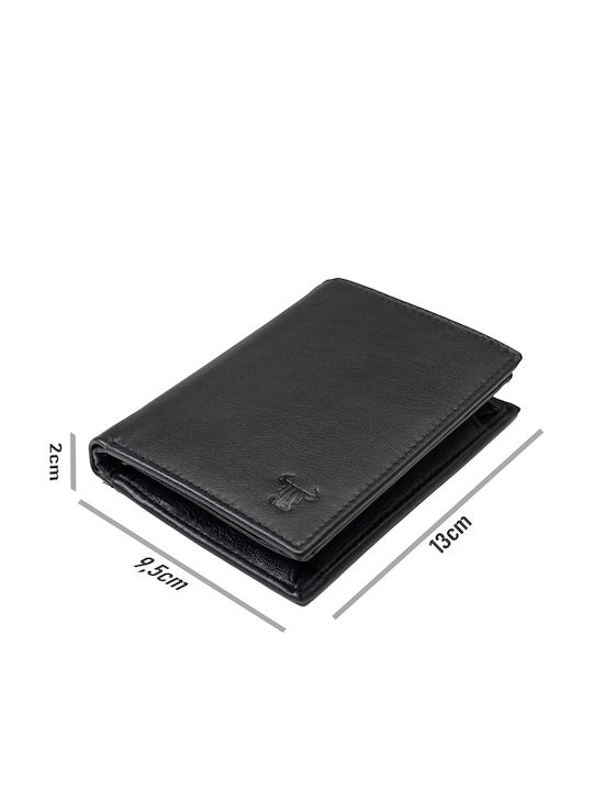 Portofel bărbătesc Clasice cu RFID Negru